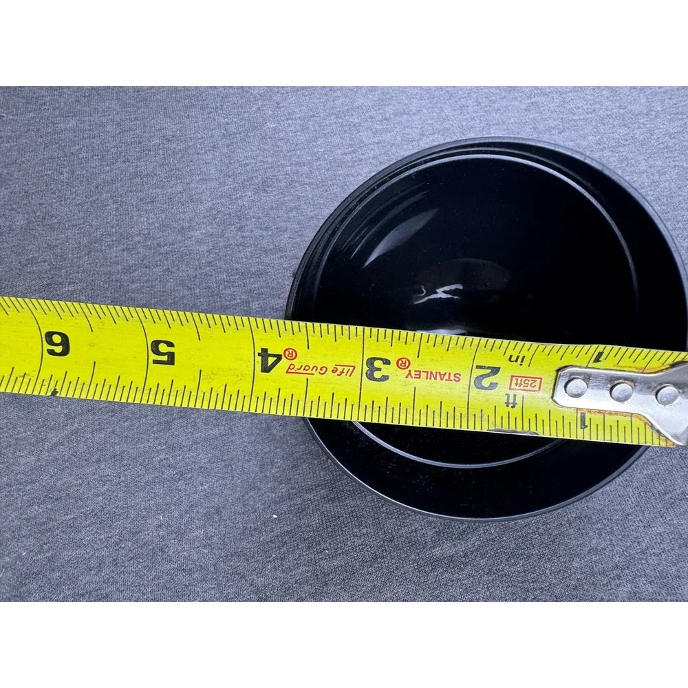 Black Mickey Mouse‎ Head Round Container Cosmetic Holder Trinket Case